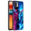 Tier Wolf Kunst Silikon Telefon Fall Für Xiaomi Redmi Hinweis 11 10 9 8 Pro 11T 10T 10S 9S 8T 9 9A 9C 9T Schwarz Soft Cover Coque