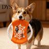 Anxiety Relief Toys for Bored Dogs Halloween Dog Squeaky Chew Toy, Funny Pumpkin Grim Reaper Spider Ghost Interactive Hemp Rope with Sound Plush