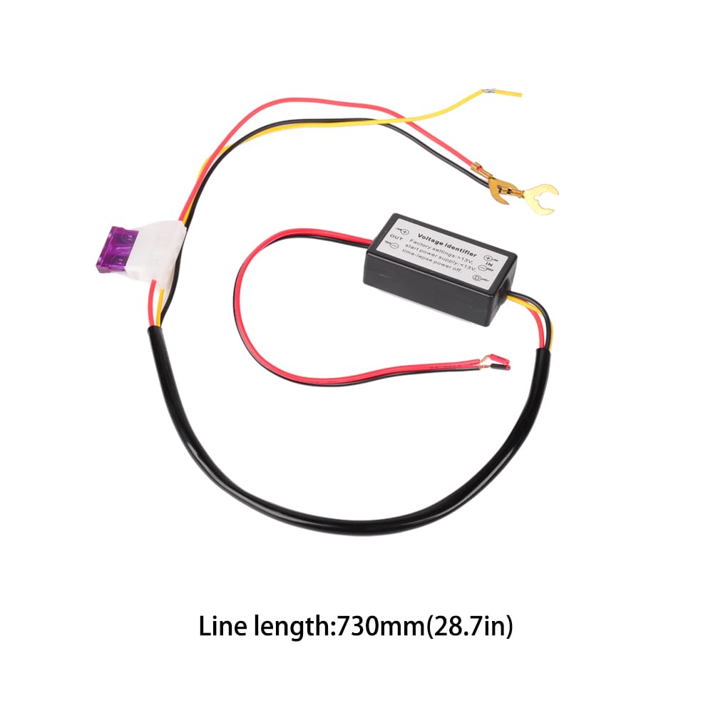 HUIQIAODS Daylight LED Auto Lighting Unit, 12 V, 24 W, Lights Up When Engine