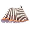 10/14 Pcs Champagne Gold Makeup Brushes Complete Set Of Foundation Loose Powder Blush Concealer Eye Shadow Professional Set