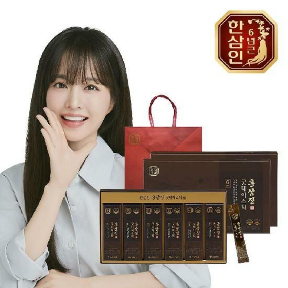 Hansamin Red Ginseng Jin Good Day Stick 10ml 60 packets, 2 sets, 2 pcs, 60 tablets