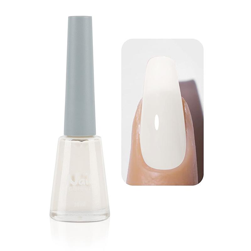 Oil-based Nail Polish Non-peeling Non-bake Fast-drying Lasting Nude Color Transparent Nail Salon Full Set of Nail Polish