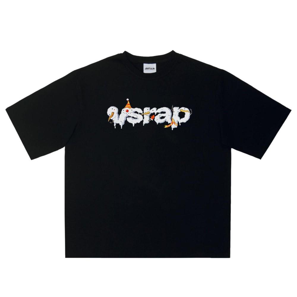 

Harajuku Oversize Streetwear Mens Clothing Cartoon Snowman Graphic Print Tshirt Cotton Hip Hop Korean Short Sleeve Top Goth Y2k 4XL