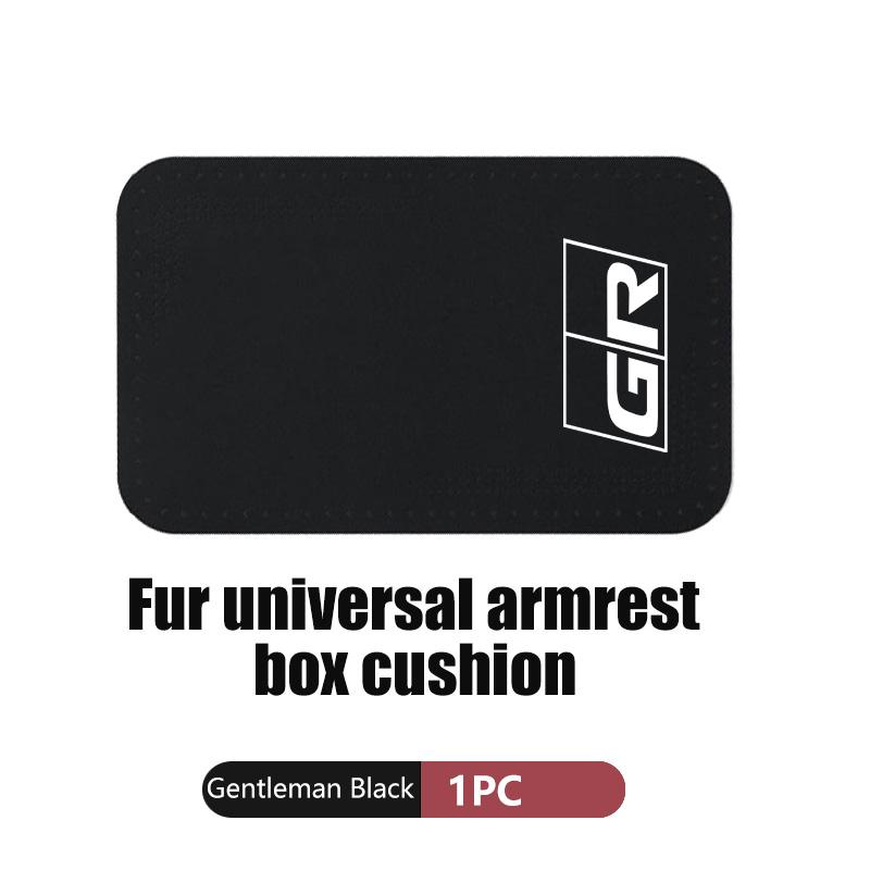 For S1 Car Armrest Box Pad Suede Auto Armrest Mat Car Accessories GRsport Yaris Corolla Rav4 CHR Auris Cruiser Highlander JH0
