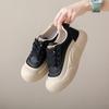 Women's Shoes 2025 Autumn New Korean Versatile Students Thick Sole Non Slip Board Shoes Female Casual Low Tops Retro Sneakers