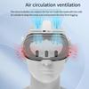 Chladicí ventilátor s rozhraním pro obličej pro Meta Quest 3 VR headset s cirkulací vzduchu, prodyšný kryt obličeje, pohodlná podložka rozhraní