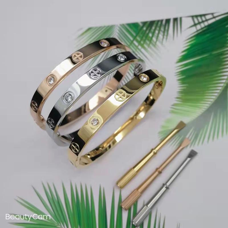 European & American Fashion Titanium Cross Screwdriver Couple Bracelet – Trendy Stainless Steel for Men & Women