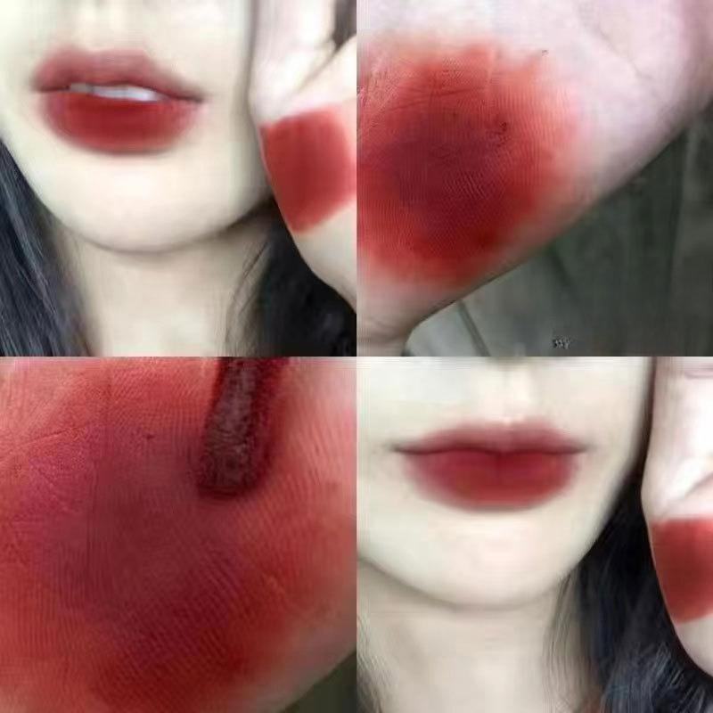 Long-Lasting Lip Gloss Matte Finish Non-Sticky Moisturizing Lip Stain Liquid Lipstick Makeup Cosmetic For Women Girls