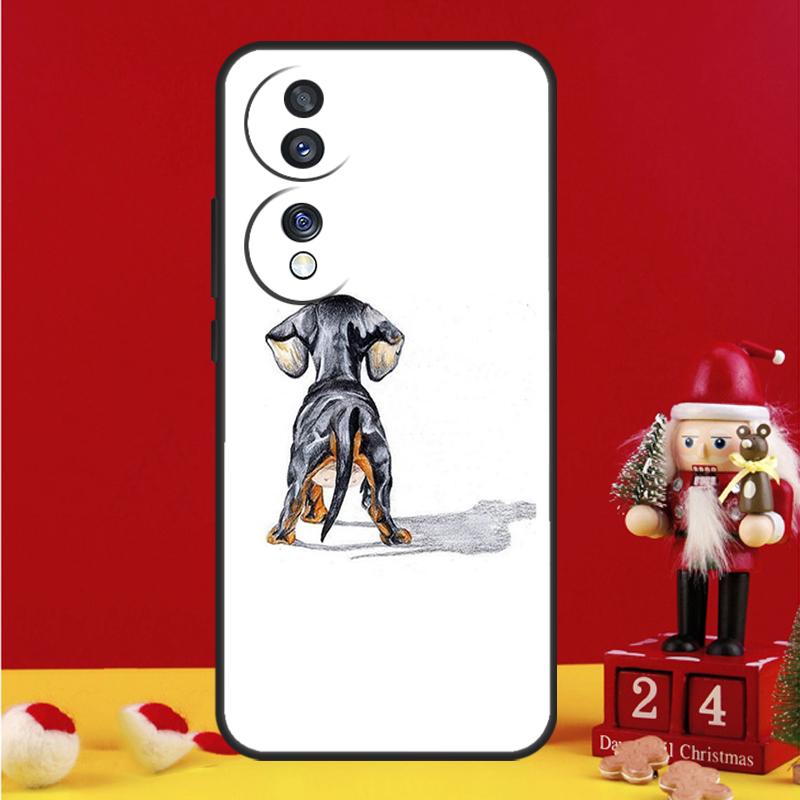 Dachshund Dackel Dog Case For Honor Magic 5 6 7 8 Pro Honor 200 400 50 70 90 Lite X8b X8c X9a X9b X9c Win RT Cover