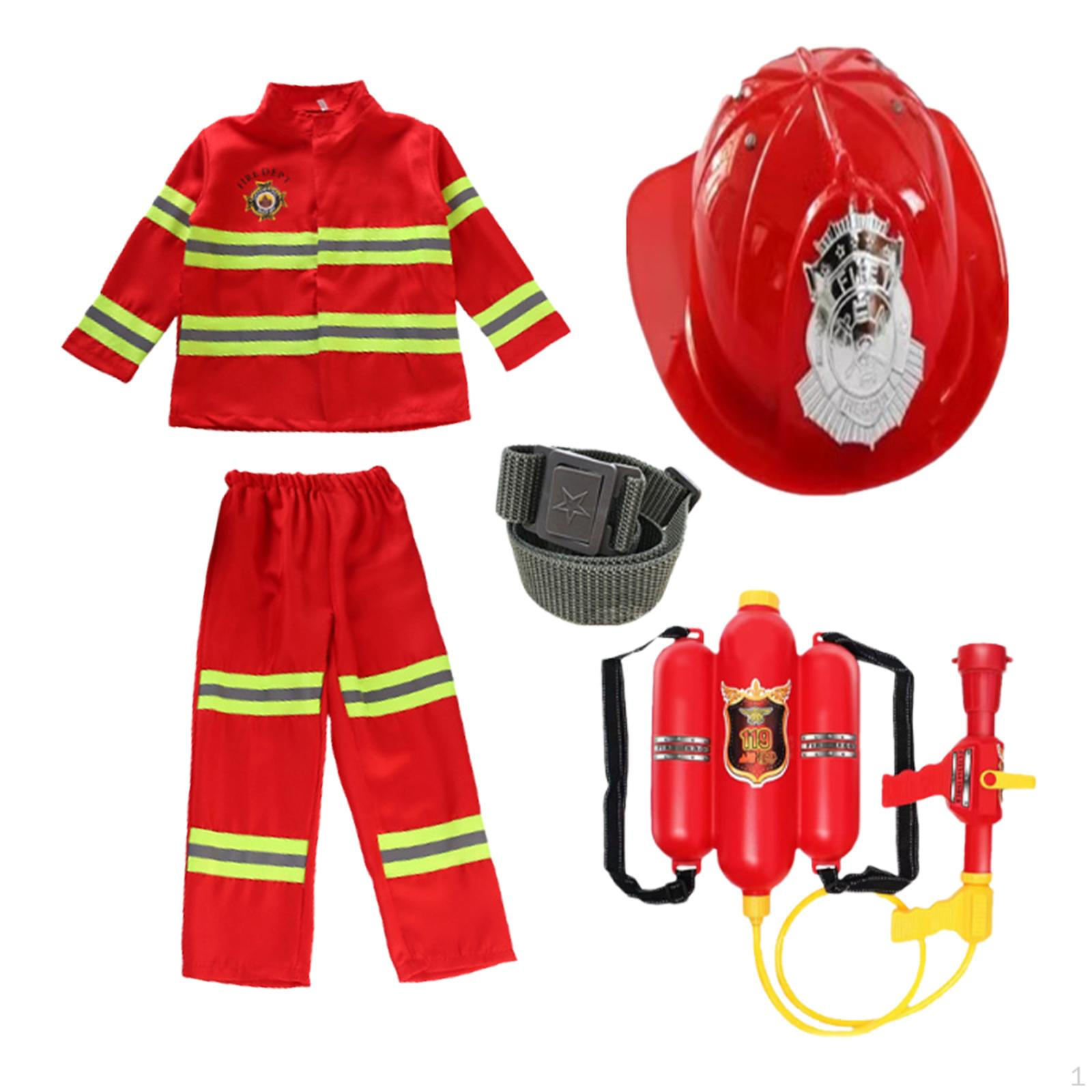 

Детский костюм пожарного, одежда для переодевания для праздничных мероприятий helmet