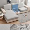 Hochwertiger Plüsch-Sofa-Sitzkissenbezug, Möbelschutz für Haustiere, Kinder, dehnbar, waschbar, abnehmbarer Schonbezug
