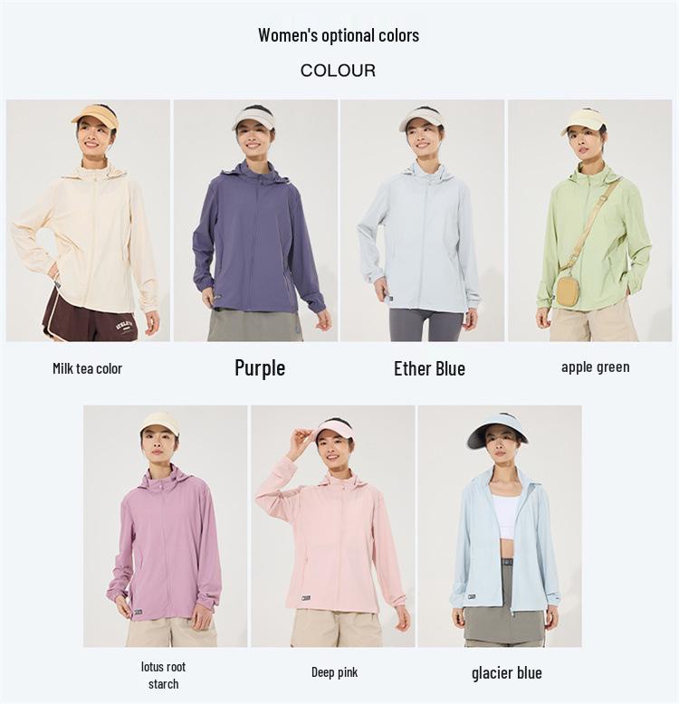 UPF150 Feinstrick Sonnenschutzkleidung - Unisex Atmungsaktiver Eisseiden Angelanzug für Sommer 2025