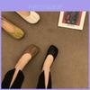 Plain Toe Loafers For Women With Soft Pu Insole Casual Spring Shoes