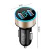 Phone LED Voltmeter Socket Cigarette Lighter For iPhone For Samsung 2-Port Adapter Car Charger