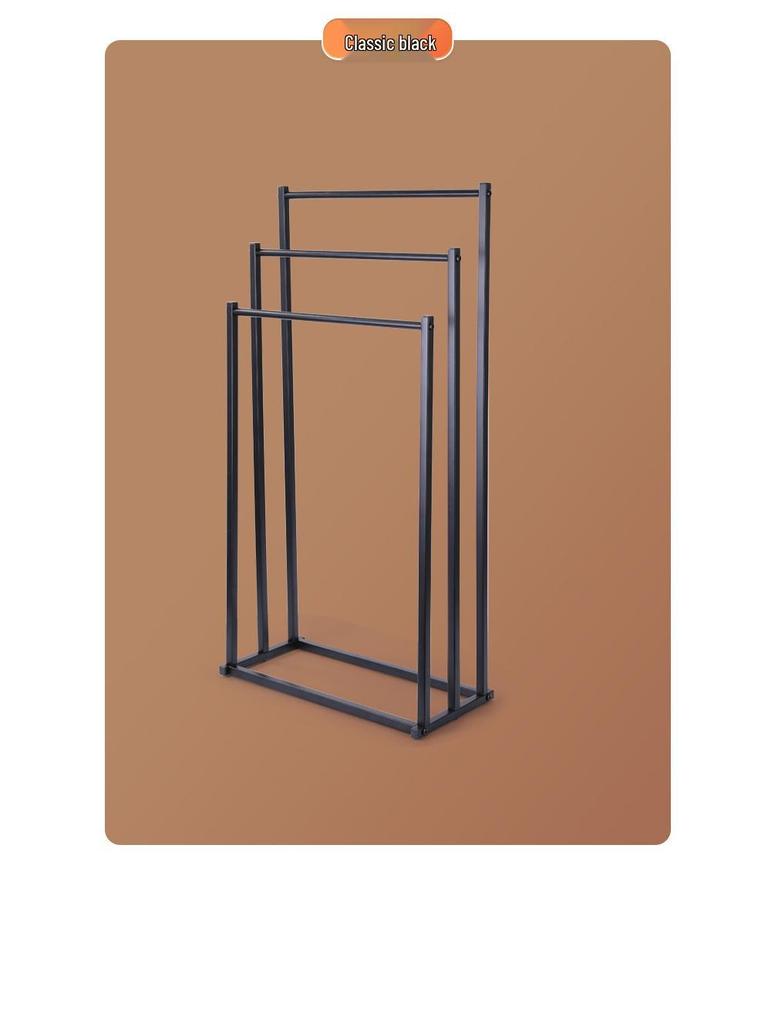 Three-Layer Freestanding Towel Rack: Punch-Free, Multi-Functional Storage for Bathroom