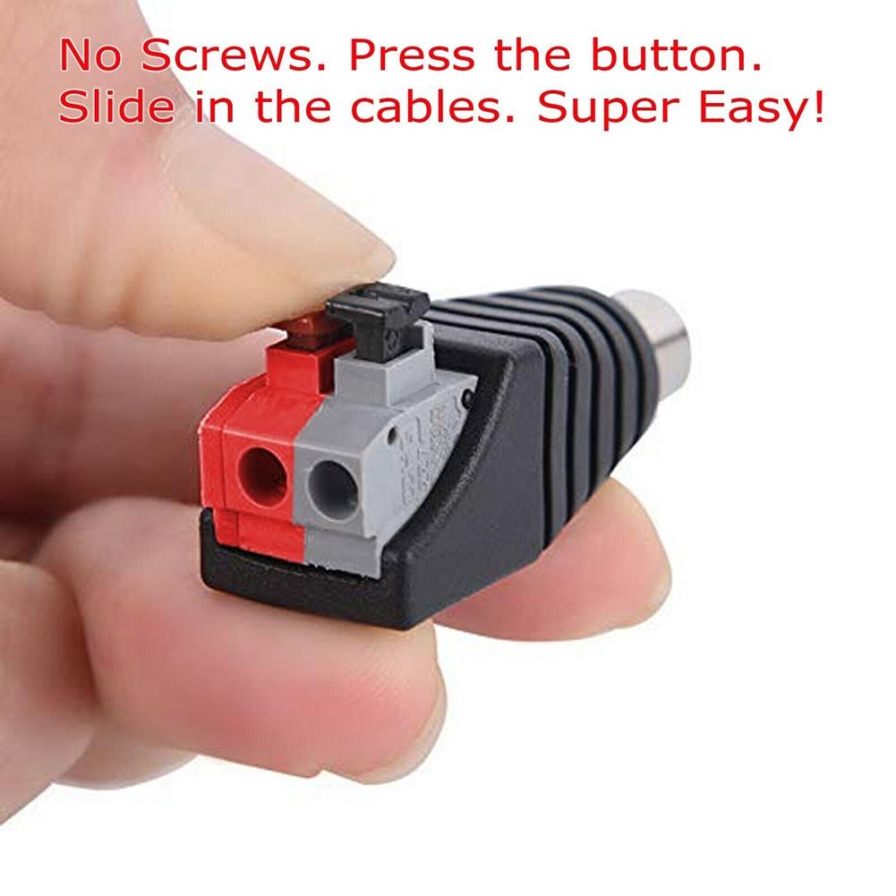 Adaptor conector masculin-feminin special conceput pentru cablu de difuzor, cablu AV