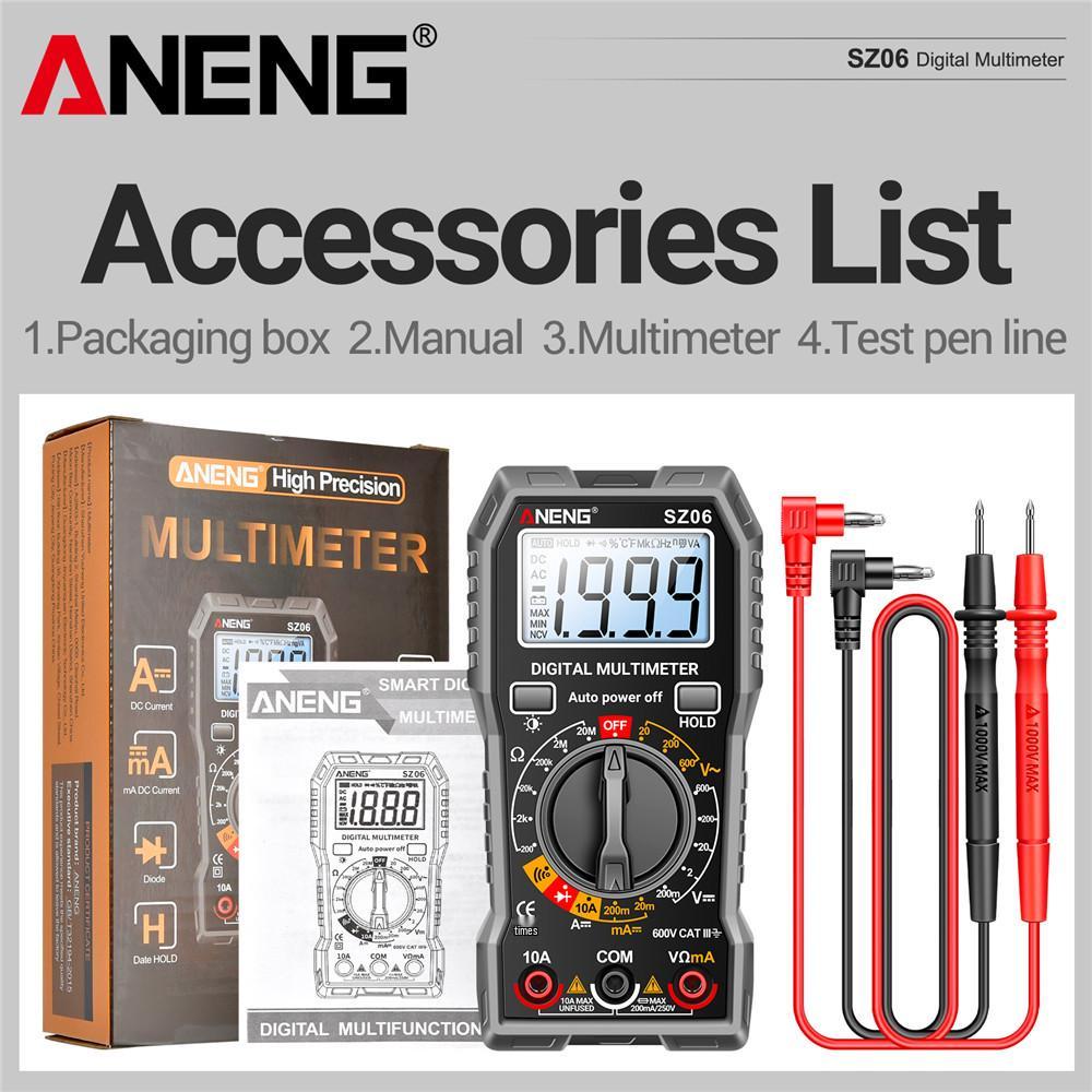 

ANENG SZ06 Electrician s Precision Digital Multimeter with Multi-function Display