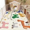 VIKAMA Cartoon Pet Diatomite Mat Water-Absorbent Moisture-Proof Mildew Anti-Slip Mat Kennel Mat Dog Litter Mat Home Decoration