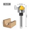 3/4" Faux Panel Ogee Groove Router Bit - 1/4" 1/2'' 8mm 6mm 12mm Shank Woodworking Cutter Tenon Cutter for Woodworking Tools