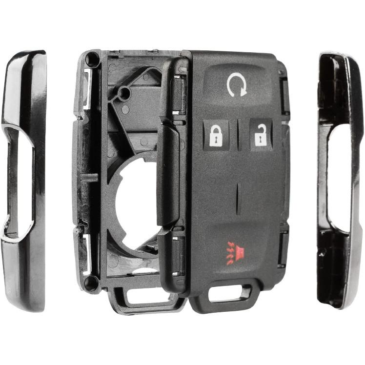 Key Fob Keyless Entry Remote Shell Case & Pad fits Silverado Colorado / Sierr