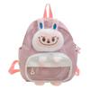 New 3D Cartoon Kids Double Shoulder School Backpack with Cute Doll and Large Capacity
