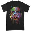 Paint Splats Helmet Black T-Shirt STAR WARS