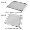 304 Stainless Steel Air Fryer Baking Net Dishwasher Safe Oven Crisper Tray  Kitchen
