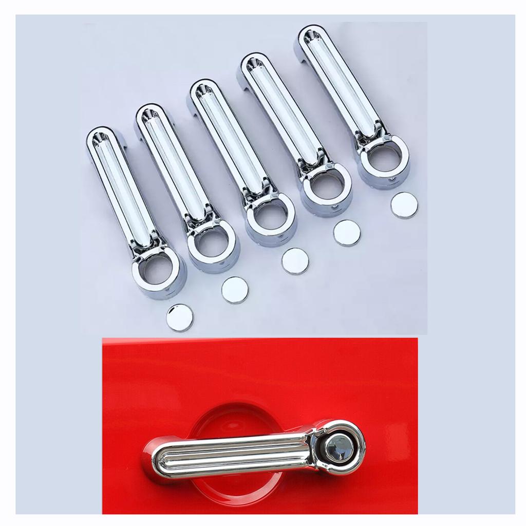 Chrome Car Rearview Accessories Plated Side Mirror Cover Trim For Jeep Liberty 2008-2012 Dodge Nitro 07-11 Sxt Slt Door Handle