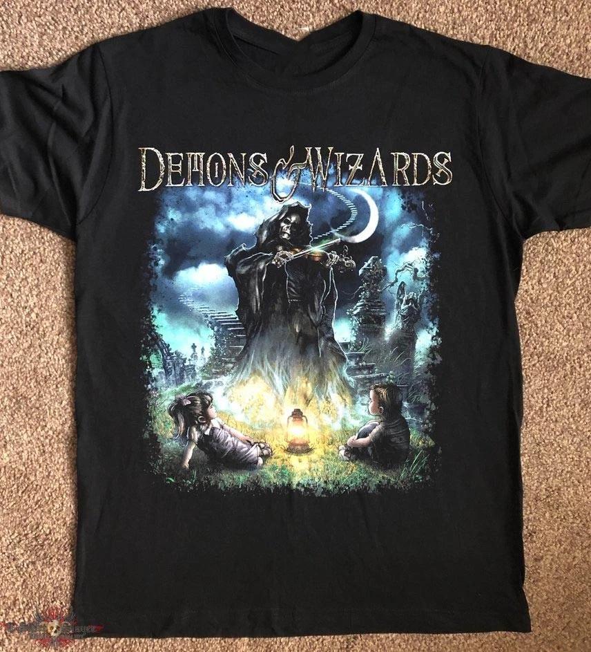 Men s and Women s T-shirts DEMONS & WIZARDS Band Album Heavy XL