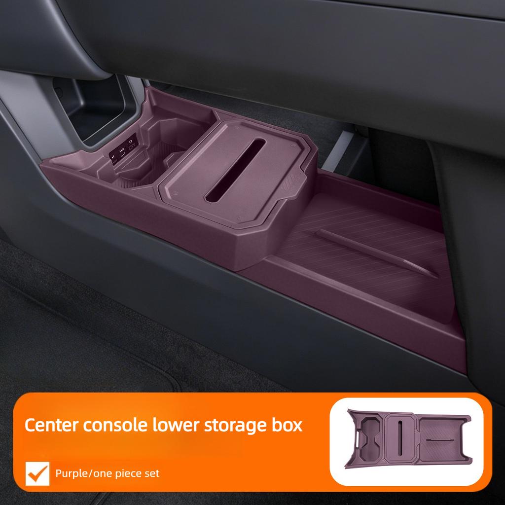 For Chery ICAUR V27 2026 Under Central Control Storage Box Tissue Box Car Interior Organizer Accessories