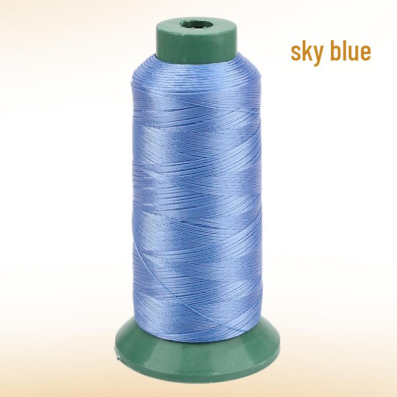 Sewing Machine & Handcraft Thread: High-Strength Mercerized Nylon for Upholstery, Leather, and Jeans