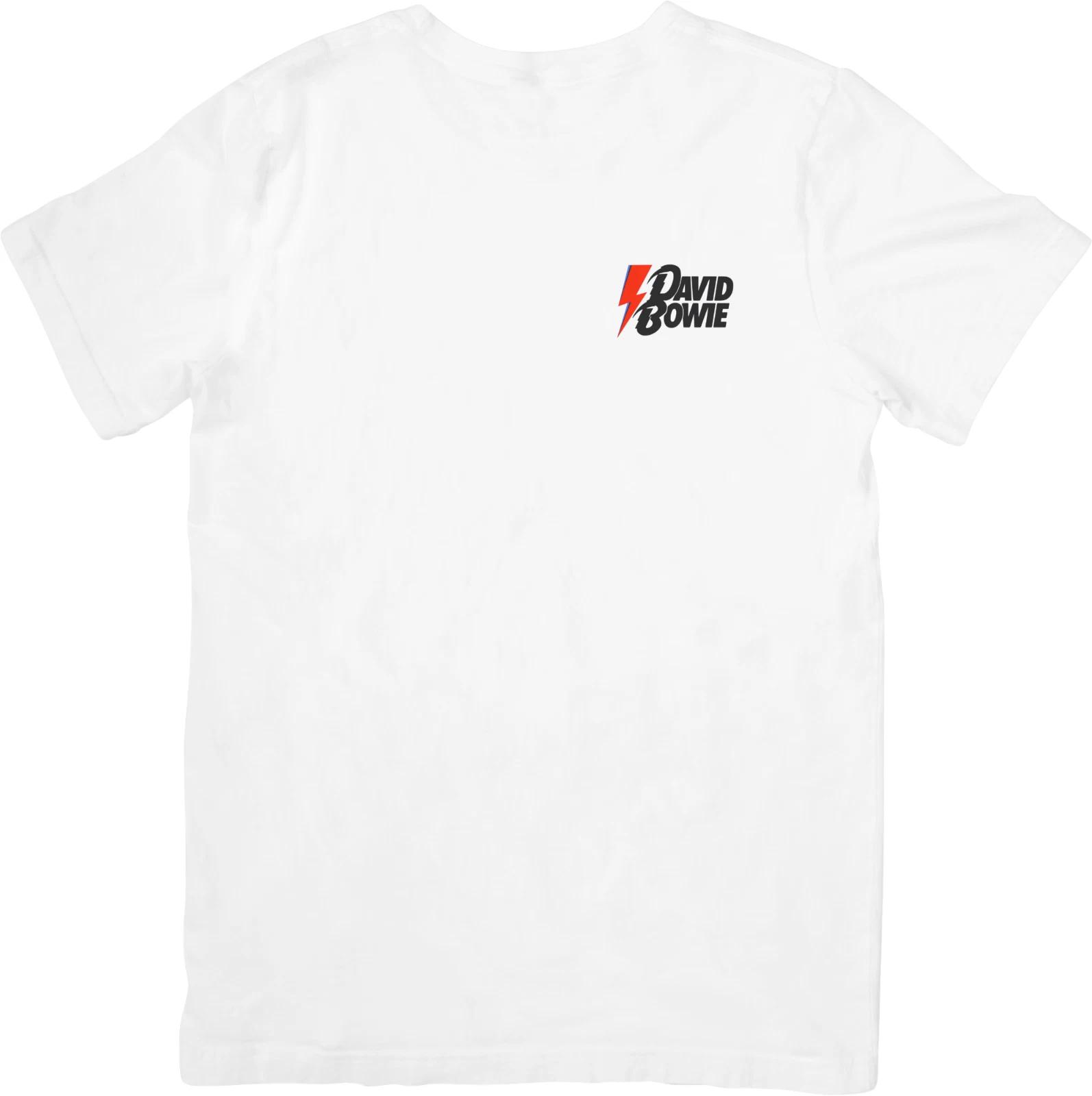 

David Bowie Music Fit for Men & Women Quality Cotton T-Shirt White. S