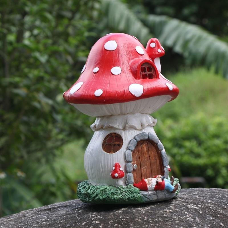 Solar Energy Mushroom Lamp Garden Homestay Yard Balcony Landscaping Layout Outdoor Courtyard Decoration Outdoor Garden Decoration