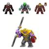 Marvel Avengers Superhero Building Block Set Pg Adult Collection Iron Man Hulk Thor Captain America Groot Abs Plastic 8cm Height
