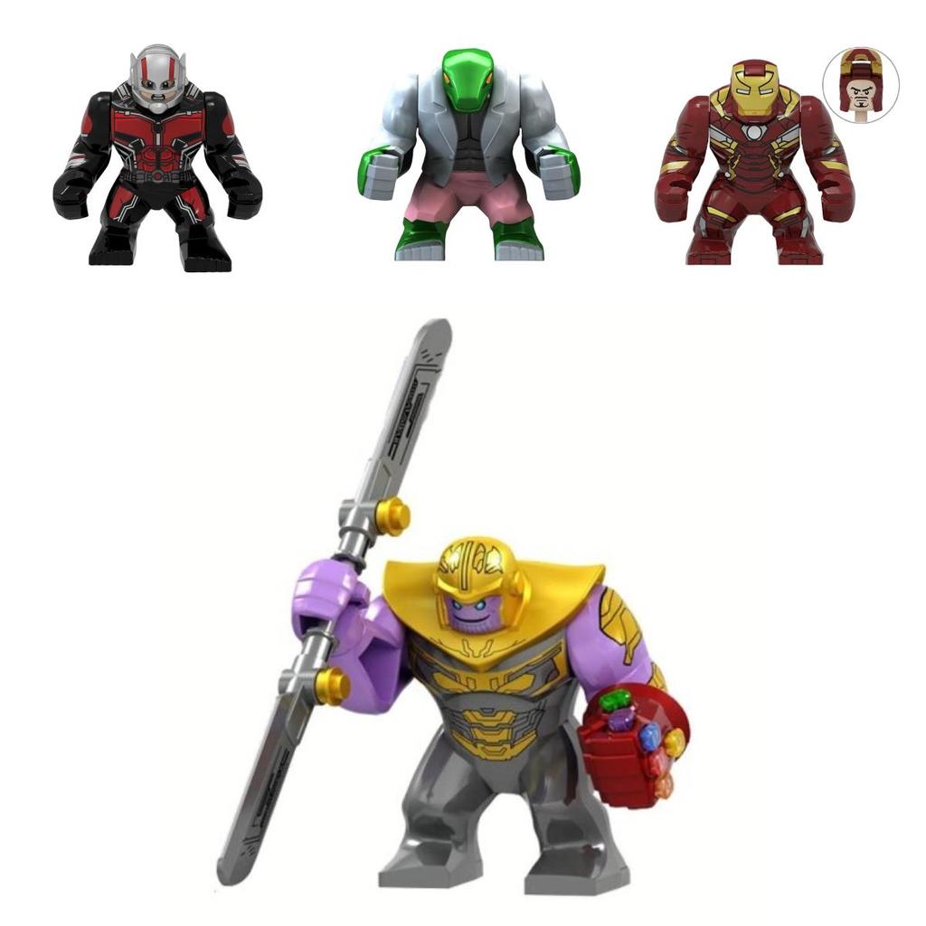 Marvel Avengers Superhero Building Block Set Pg Adult Collection Iron Man Hulk Thor Captain America Groot Abs Plastic 8cm Height