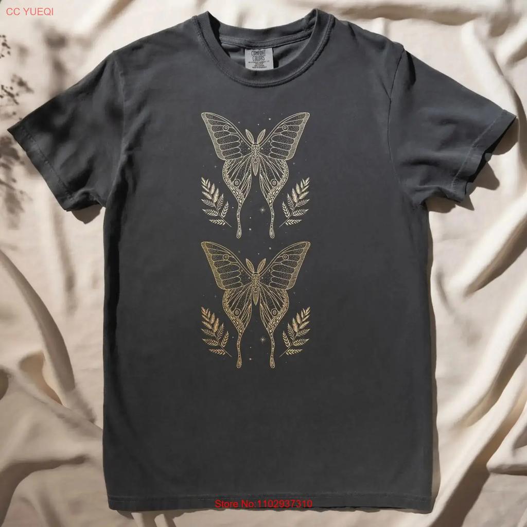 Celestial Moth T Shirt Mystical For Her Vintage Comfortable Casual Homme Slightly Fashion Designer Clothes
