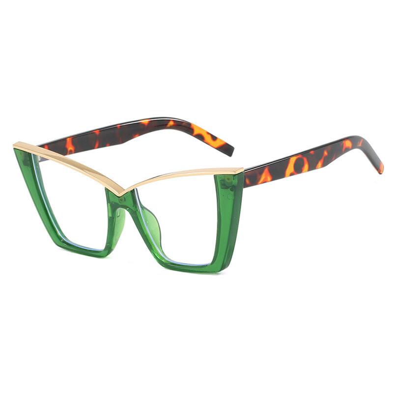 

Luxury Reading Eyeglasses For Female Anti- Blue Lightweight Computer Eyewear Elegant White Glasses Oversized Cat Eye Eyeglasses Frames Original lens 0