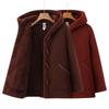 Women's Plus Size Lambswool Hooded Fleece Cardigan