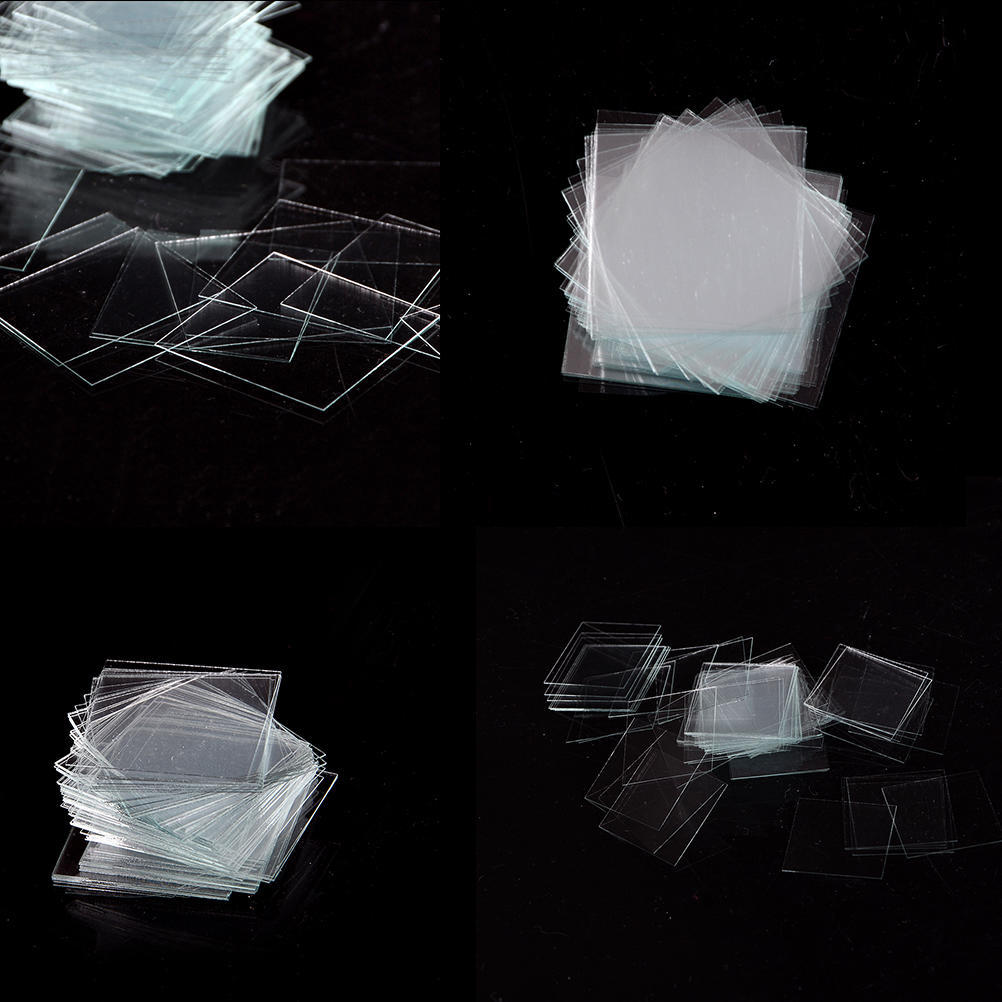 100 Pcs Glass Micro Cover Slips 18X18Mm - Microscope Slide Covers