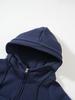 Men's Multi-Pocket Zip-Up Hooded Cardigan: European/American Style, Loose Fit, Stand Collar, Perfect for Spring, Autumn, Winter.