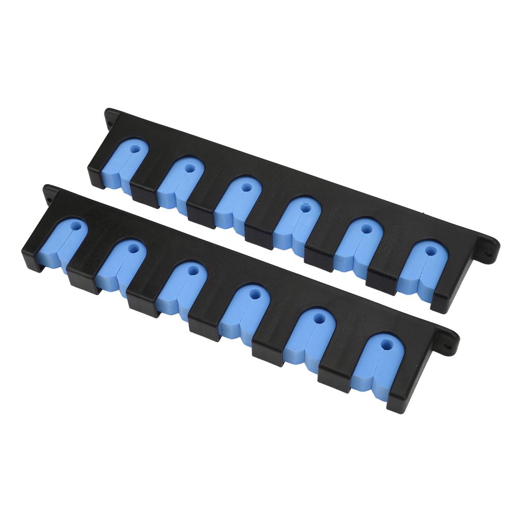 Wall Mounted Fishing Rod Rack Chemical Resistant Vertical 6 Fishing Rod Holder with 4 Screws