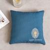 Manya Home Embroidered Cloud Soft 2-in-1 Pillow Blanket