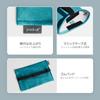Pack All Tissue Car Tissue Suede Sun Car Tissue Box Case, Cover, Fabric, Visor, Headrest, Storage, (Lake Blue)