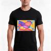 Abstract In Red And Blue Tshirt Summer Casual Cotton Tee Oversized Streetwear Tops Vintage Graphic Print Unisex Unisex Unisex