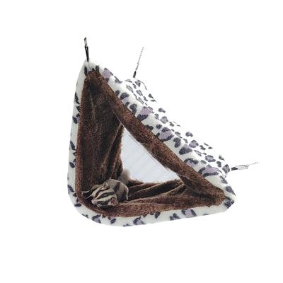 Hanging Hamster Hammock Warm Double-Layer Sandwich Type Sleeping Bag Squirrel Small Animal Plush Nest Pet Supplies for