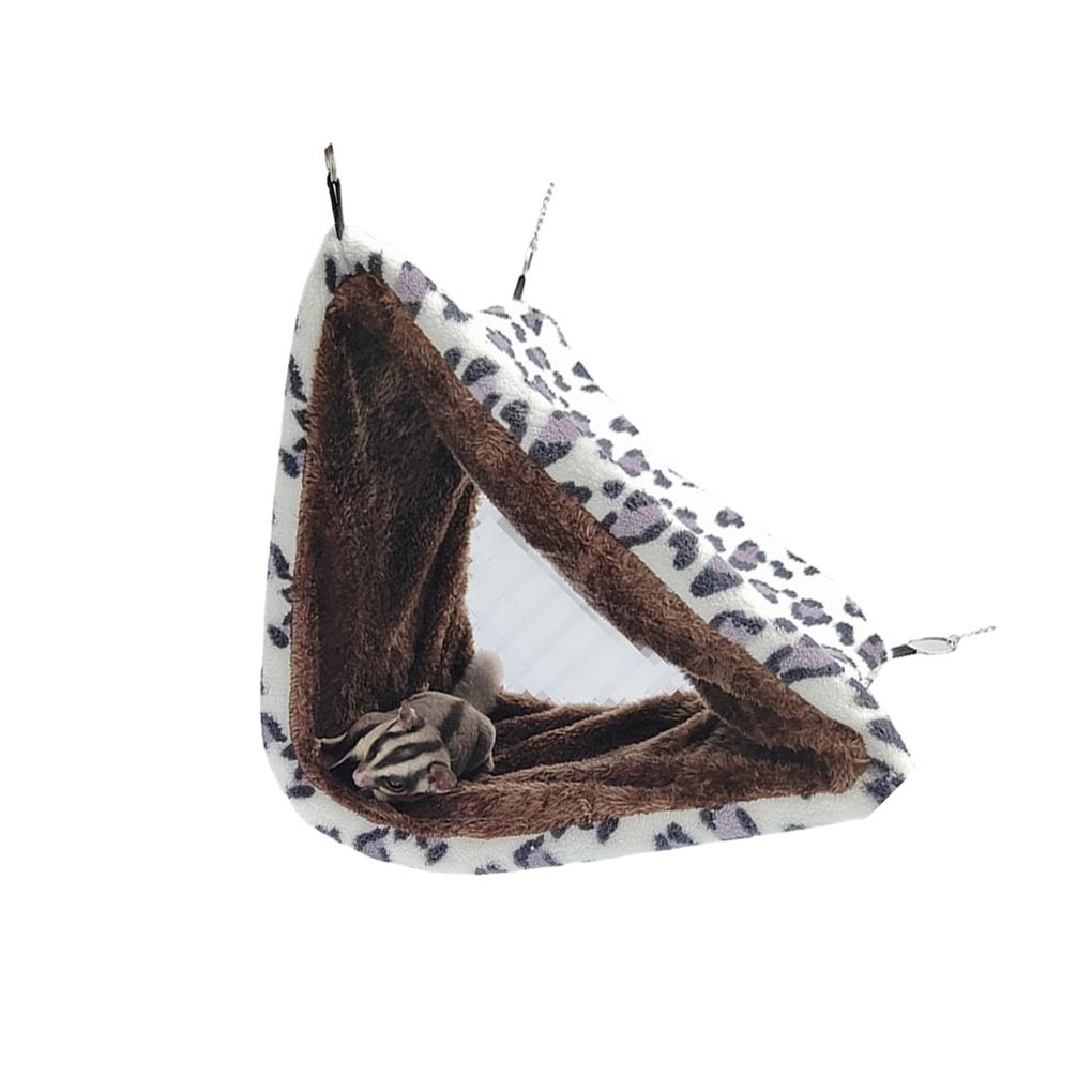 

Hanging Hamster Hammock Warm Double-Layer Sandwich Type Sleeping Bag Squirrel Small Animal Plush Nest Pet Supplies for