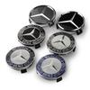 AMG W220 For Benz Hot 4pcs 75MM Car Wheel Center Covers Hub Caps Replacement For Mercedes Benz A E C G R S Class AMG W204 W212 A