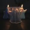 1PC Halloween 3D Ghost Silicone Candle Mold Multi Style Spectre Soap Resin Mould Plaster Festival Gift