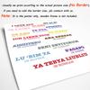 I Love You In 15 Languages Canvas Painting Valentine's Gift Posters and Prints Love Wall Art Pictures for Living Room Home Decor