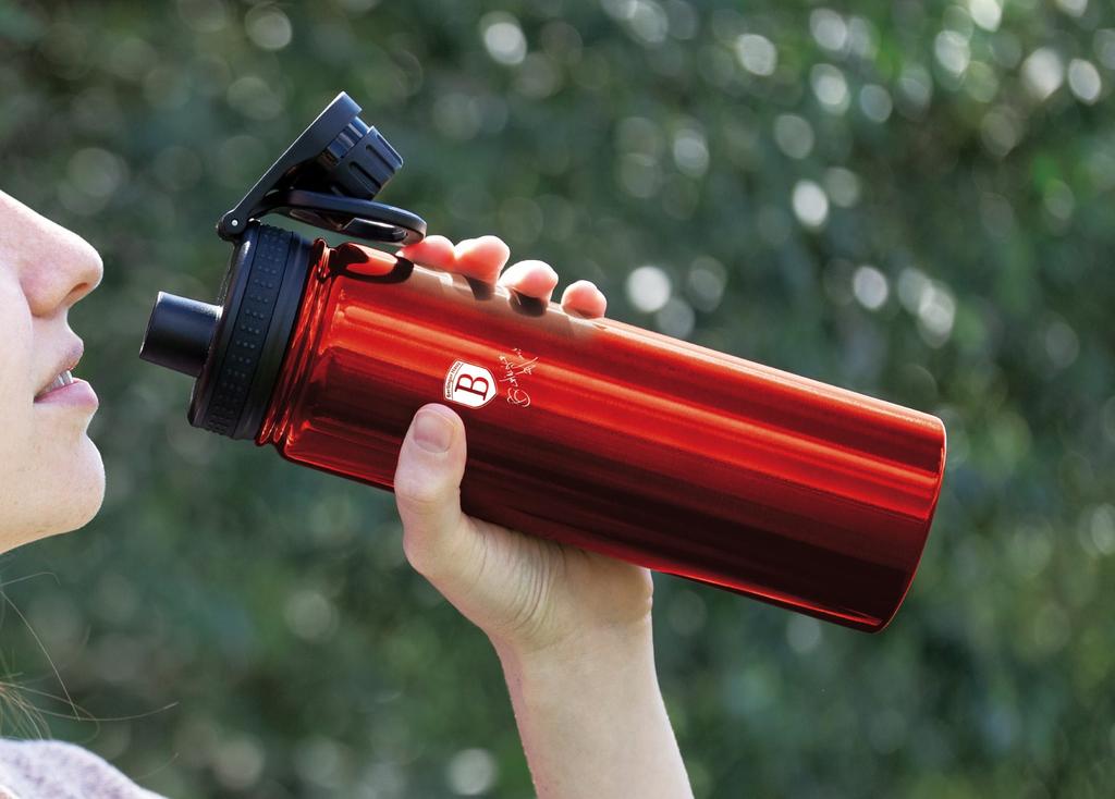 Sportowa butelka termiczna 720ml BERLINGER HAUS Burgundy BH-7761